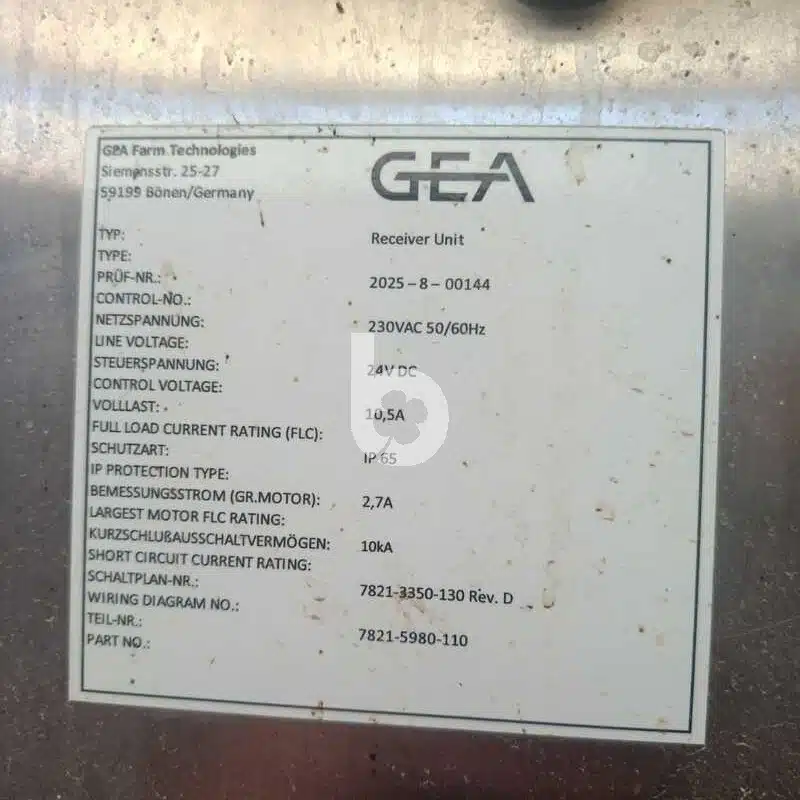 For Sale – 2 GEA R9500 milking robots – Year 2025 – Image 2